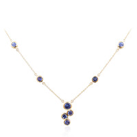 9K AAA Tanzanite Gold Necklace (de Melo)