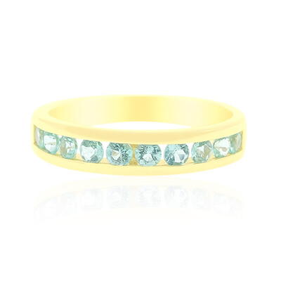 9K Nigerian Paraiba Tourmaline Gold Ring