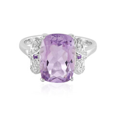 Rose de France Amethyst Silver Ring