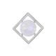 Rainbow Moonstone Silver Pendant