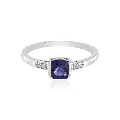 Iolite Silver Ring