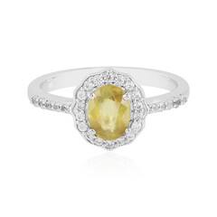 Sphene Silver Ring