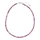 Ruby Silver Necklace