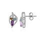 Amethyst Silver Earrings