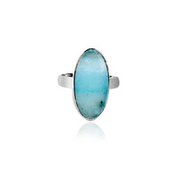 Pacific Chalcedony Silver Ring