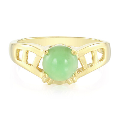 Imperial Chrysoprase Silver Ring