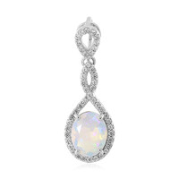 Welo Opal Silver Pendant