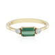 9K Benedito Green Tourmaline Gold Ring (Adela Gold)