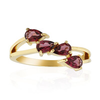 Malaya Garnet Silver Ring