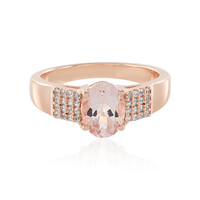 Morganite Silver Ring