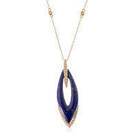 14K Lapis Lazuli Gold Necklace (CIRARI)