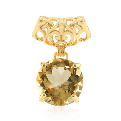 Citrine Silver Pendant (MONOSONO COLLECTION)