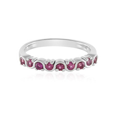 Rhodolite Silver Ring