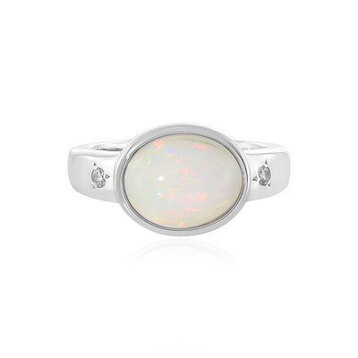 Welo Opal Silver Ring