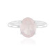 Rose Quartz Silver Ring