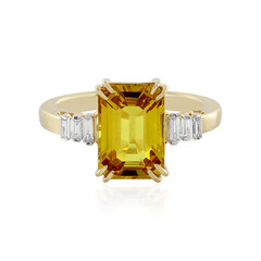 18K Ban Ka Cha Yellow Sapphire Gold Ring (D'vyere)