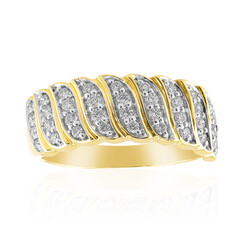 14K VVS1 (G) Diamond Gold Ring