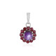 Star Ruby Silver Pendant