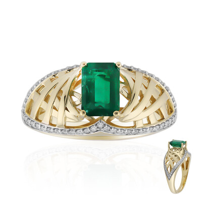 18K Zambian Emerald Gold Ring (Rifkind 1894 Collection)