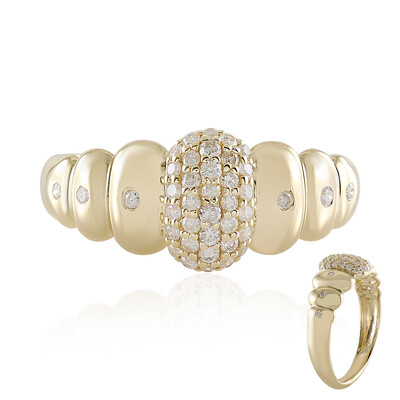 9K I2 (H) Diamond Gold Ring (de Melo)