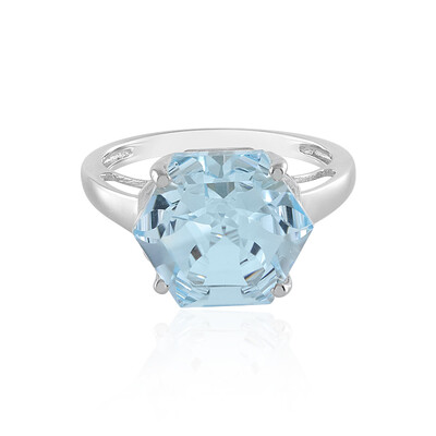 Sky Blue Topaz Silver Ring