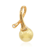 9K Golden South Sea Pearl Gold Pendant (TPC)