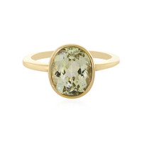 9K Canary Kunzite Gold Ring