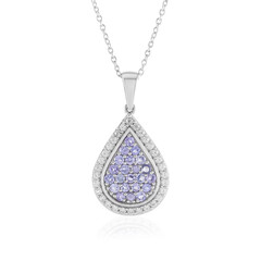 Tanzanite Silver Necklace