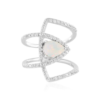 Welo Opal Silver Ring