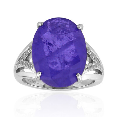 Purple quartz Silver Ring