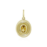 9K Citrine Gold Pendant (Ornaments by de Melo)