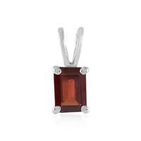 Mozambique Garnet Silver Pendant