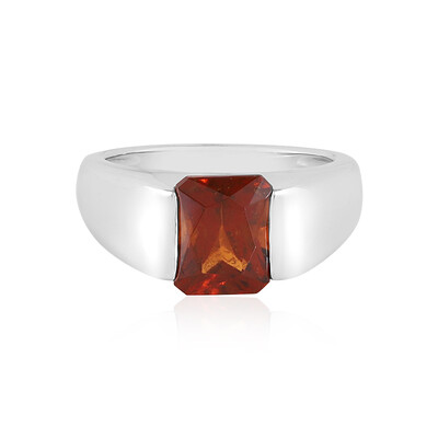 9K Hessonite Garnet Gold Ring