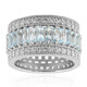 Sky Blue Topaz Silver Ring