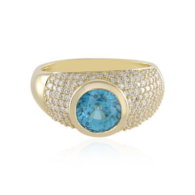 14K Ratanakiri Zircon Gold Ring (de Melo)