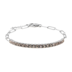 Morganite Silver Bracelet