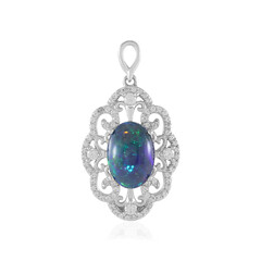 Mezezo Opal Silver Pendant (Adela Silber)