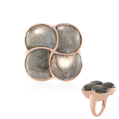 Copper Maniry Labradorite Silver Ring (KM by Juwelo)