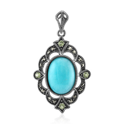 Amazonite Silver Pendant (Annette classic)