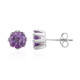 Amethyst Silver Earrings