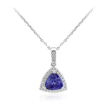 14K AAA Tanzanite Gold Necklace (CIRARI)