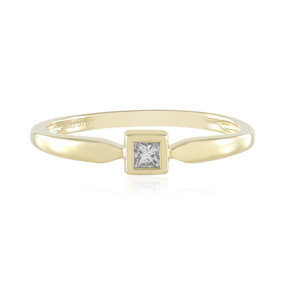 9K SI2 (H) Diamond Gold Ring