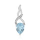 Sky Blue Topaz Silver Pendant