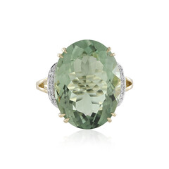 9K Rio Grande Green Amethyst Gold Ring