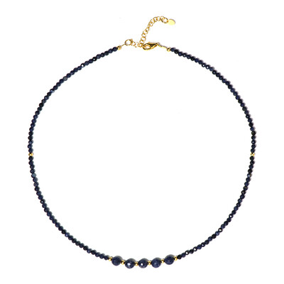 Blue Sapphire Silver Necklace