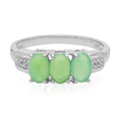 Imperial Chrysoprase Silver Ring