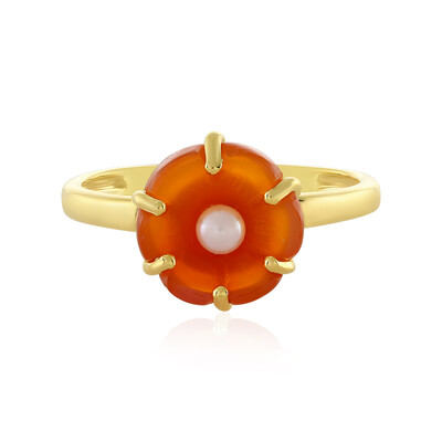 Carnelian Silver Ring