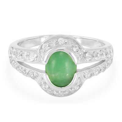 Imperial Chrysoprase Silver Ring