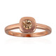 9K VS1 Argyle Rose De France Diamond Gold Ring (Annette)