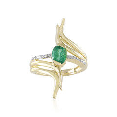 9K Zambian Emerald Gold Ring (de Melo)